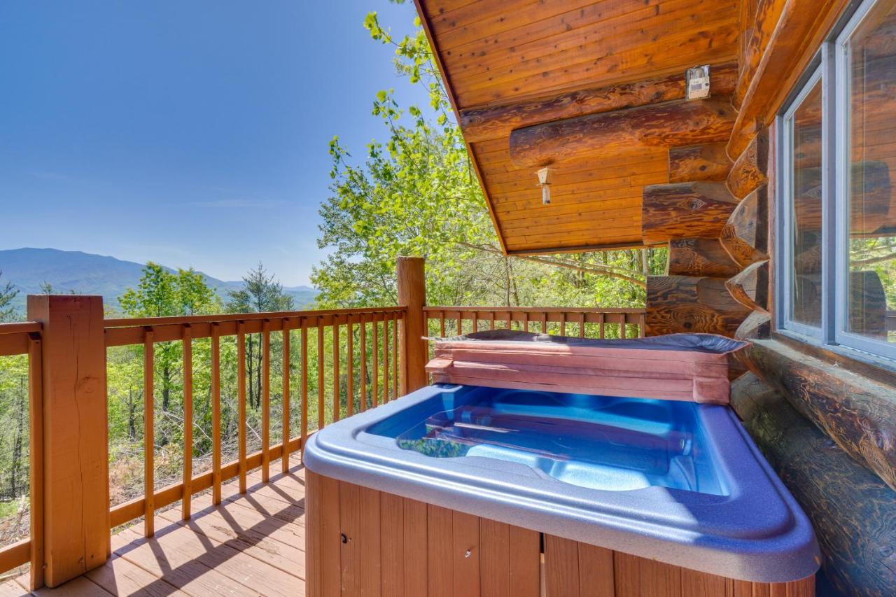 Smoky Mountain Vacation Rental Cabin With Hot Tub! Gatlinburg Eksteriør bilde